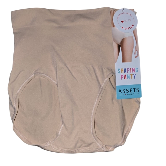 Womens Assets By SPANX Tan Seamless Shapewear Bottoms High-Waisted, NWT!!! - Picture 1 of 3